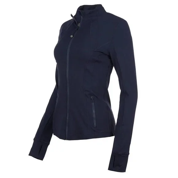 90 Degree By Reflex Women's Navy Full Zip Long Sleeve Jacket/NWT/Large - Picture 2 of 10